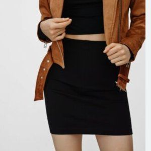 Aritzia Talula Black Mini Skirt Small